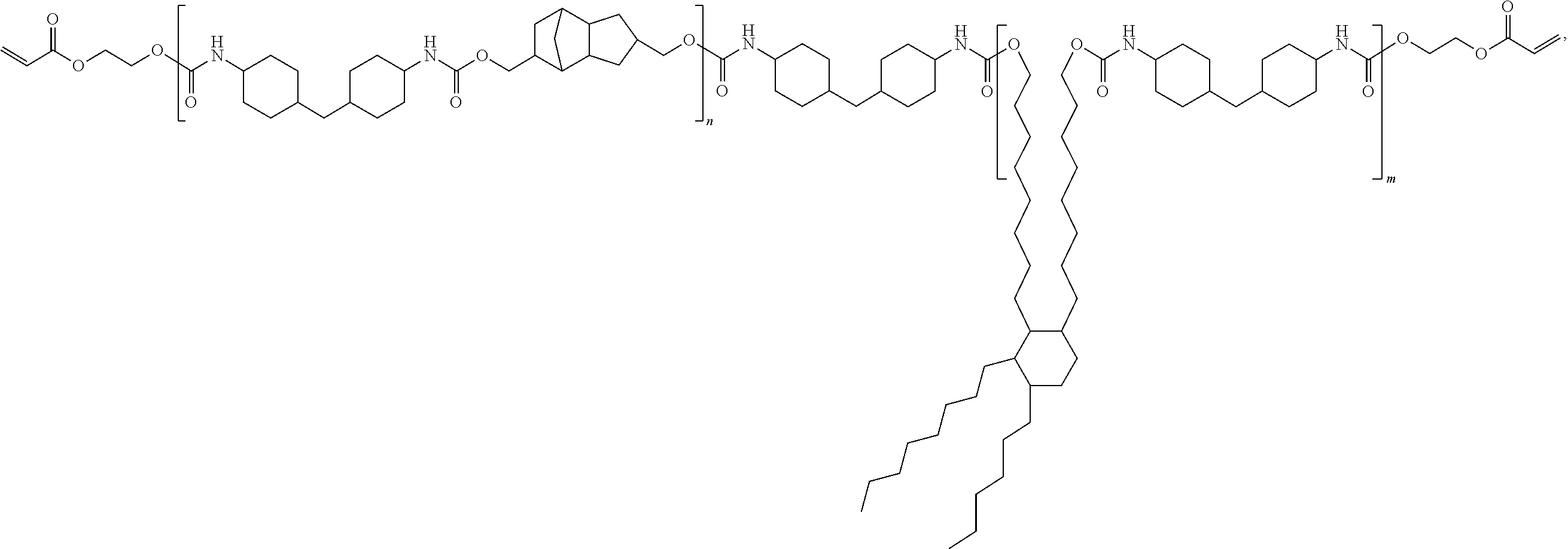 Curable composition with rubber-like properties