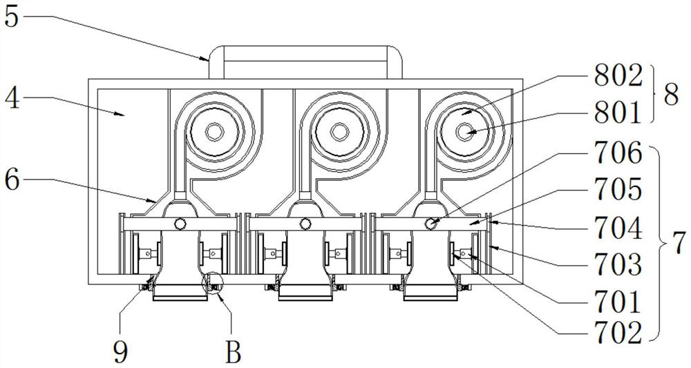 B-ultrasonic probe automatic disinfection device for ultrasonic medicine department