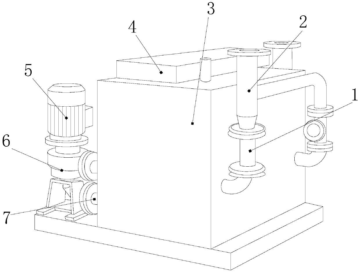 Sand filter disc slow-release communication water pollution treatment equipment based on medical water