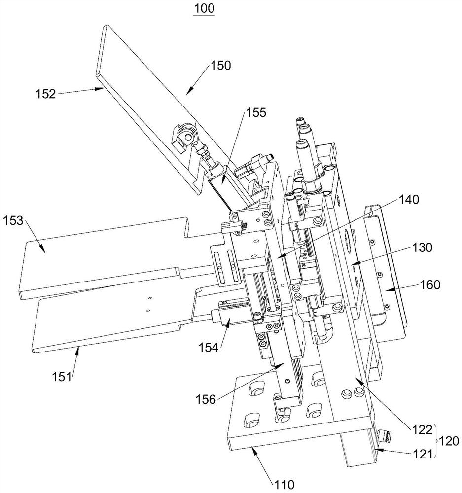 Bare cell clamping and overturning mechanism and lithium ion battery production line