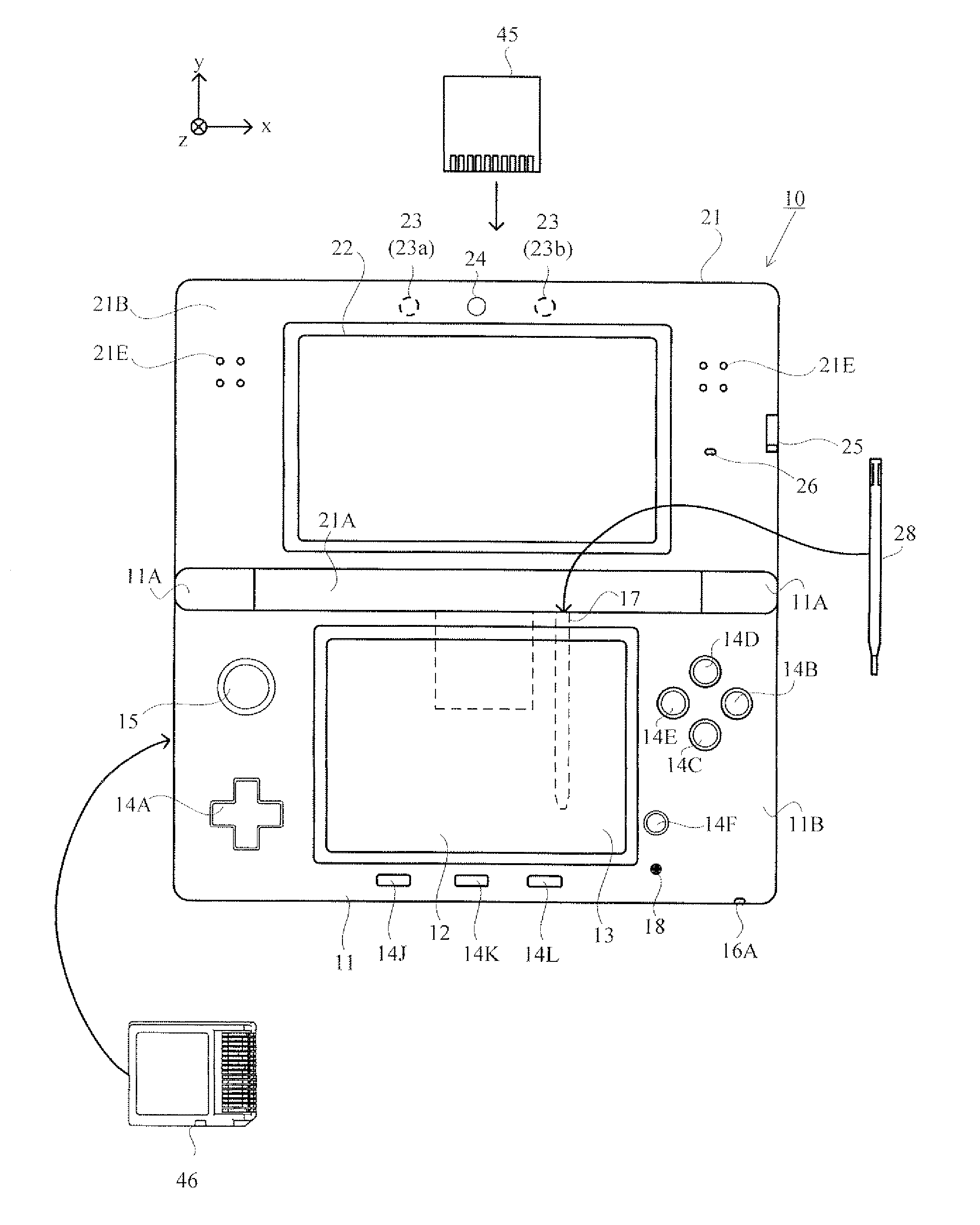 Computer readable medium storing image processing program of synthesizing images