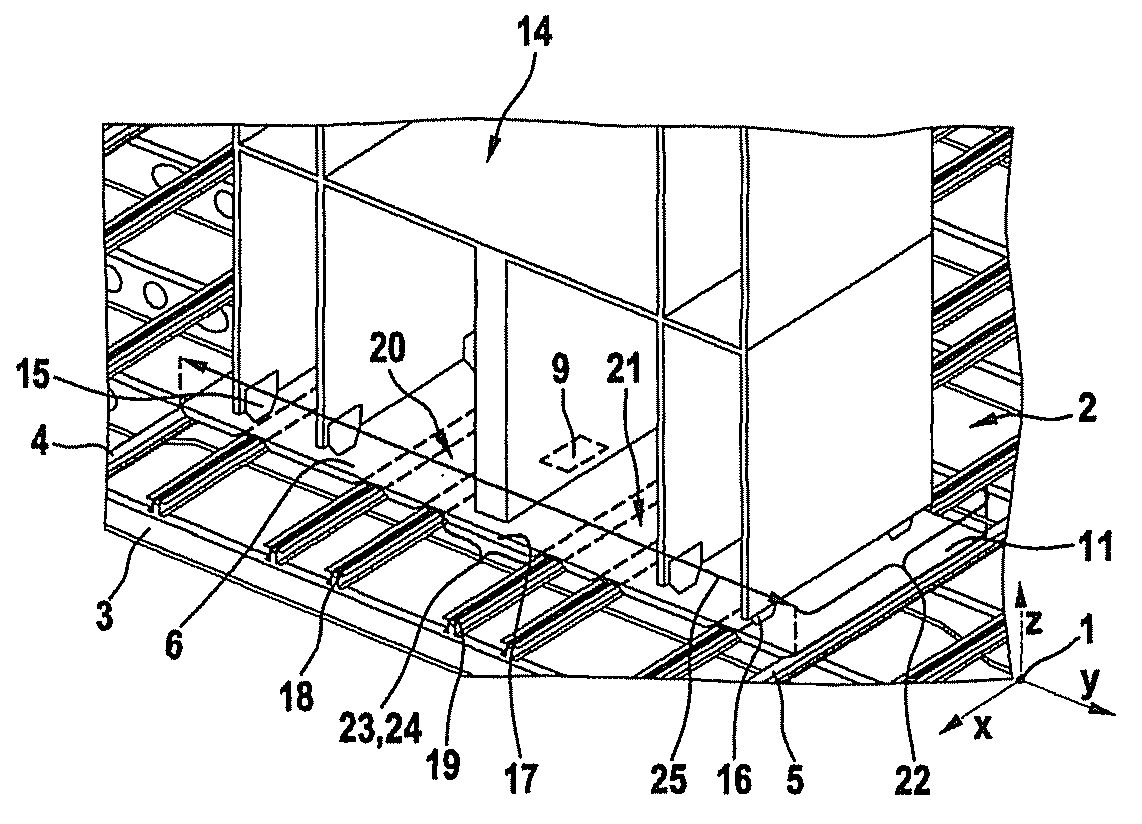 Floor plate for covering a floor framework in an aircraft