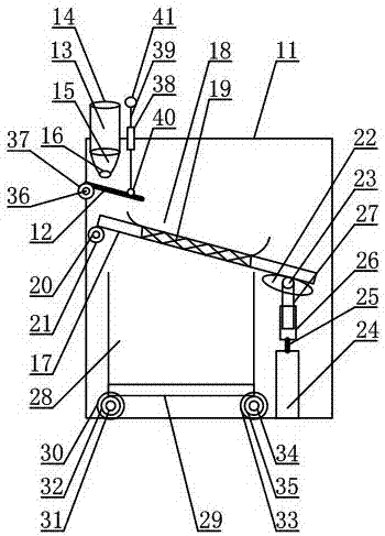 Spot-color ink diluent casting device