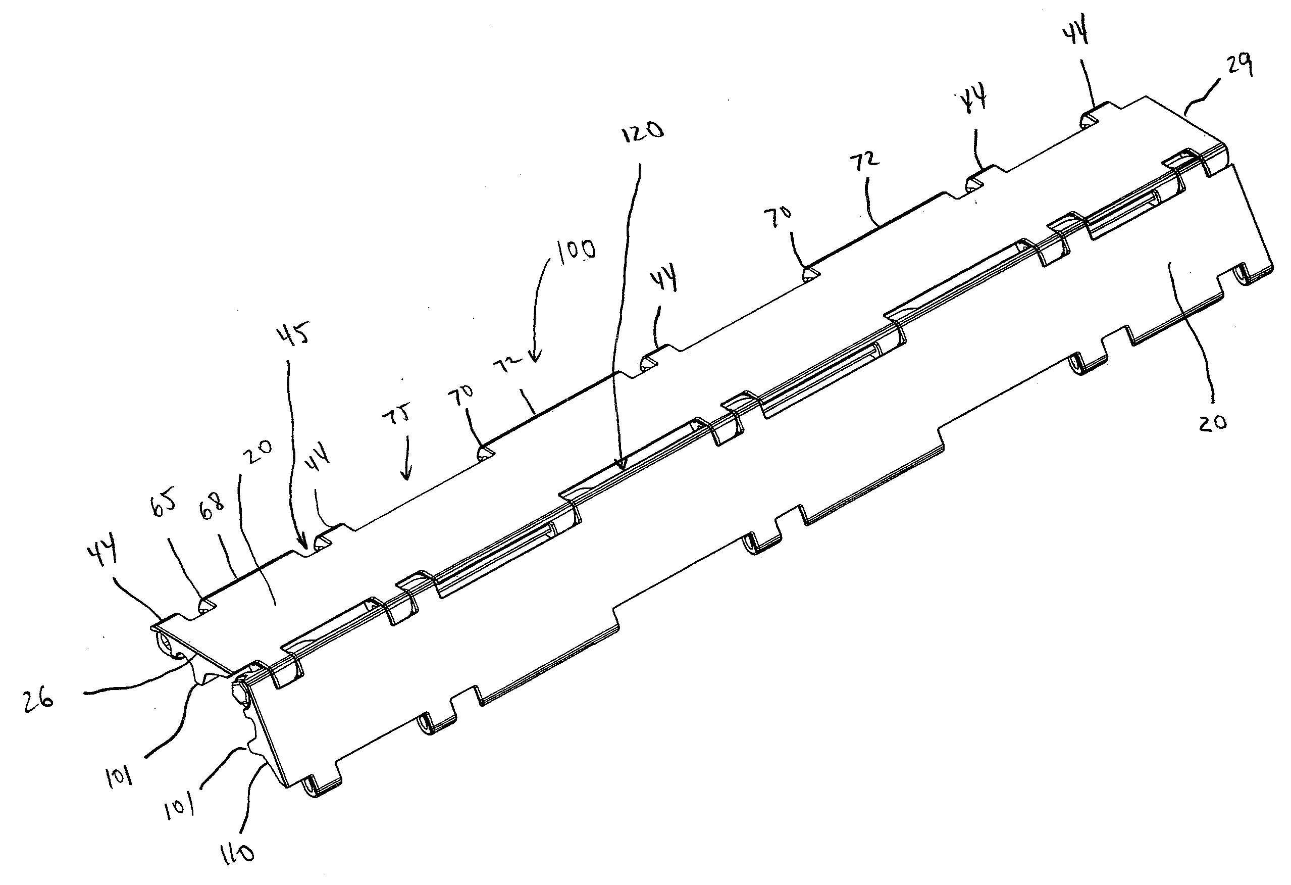 Module With Large Open Hinge For Easy Cleaning