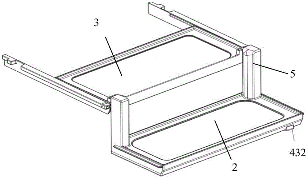 Shelf and refrigerator provided with shelf