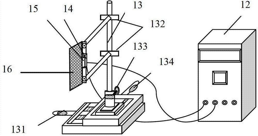 A mode scrambling device for homogenizing the output spot intensity of an optical fiber