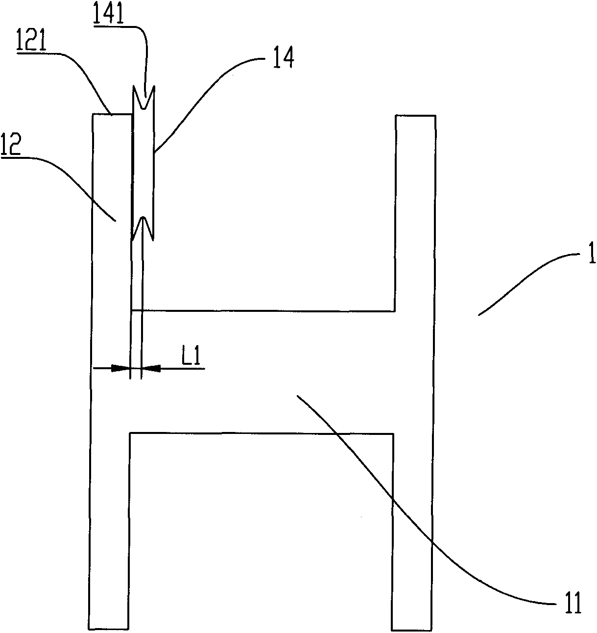 Wire guiding member