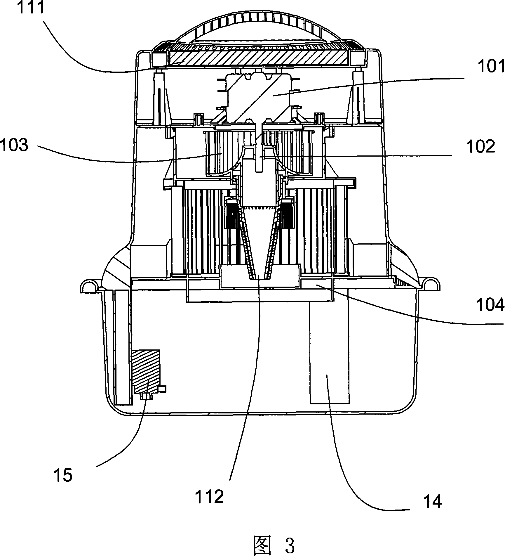 Air humidifying device