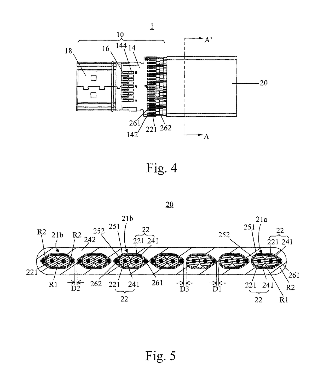 Flex flat cable structure and electrical connector fix structure thereof