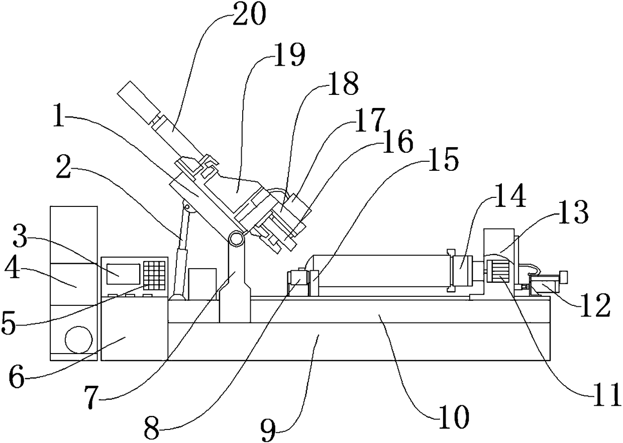 Manual feeding-discharging steel cylinder roll-printing device