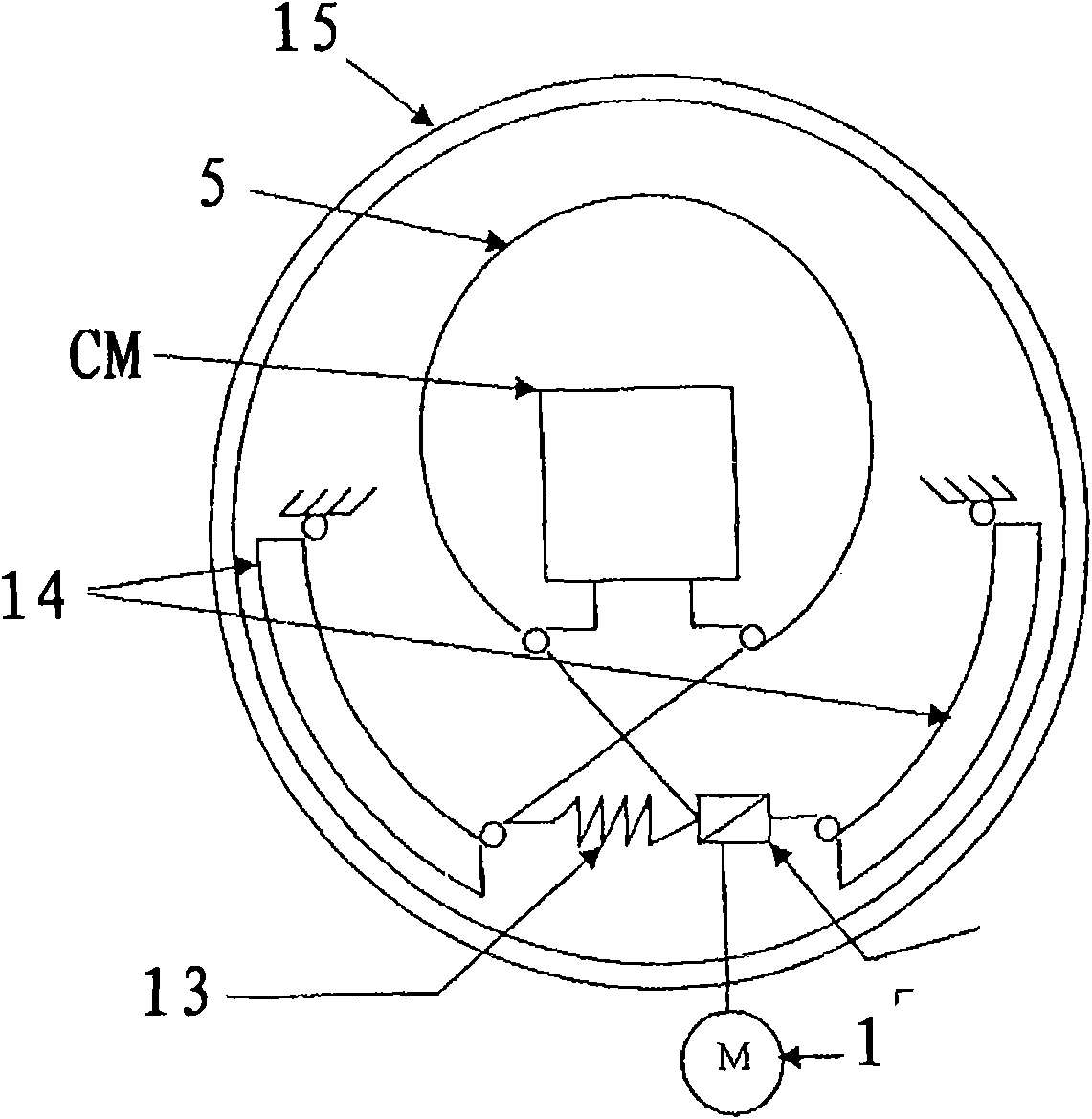 Electric control braking device