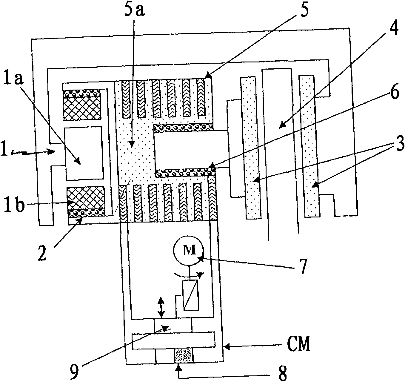 Electric control braking device