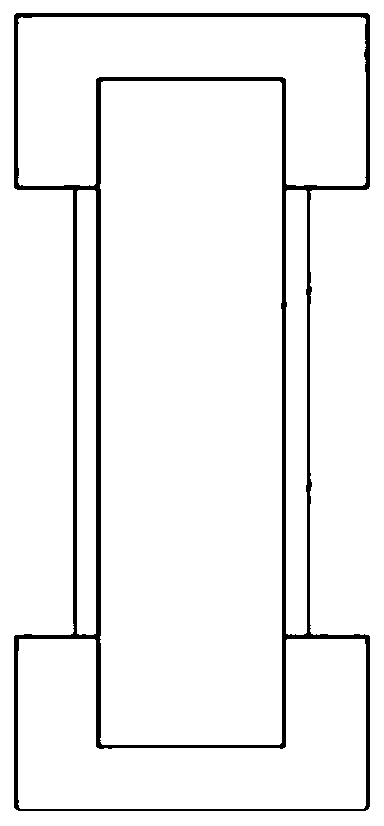 Ceramic electric heating body with two-layer structure and electric soldering iron