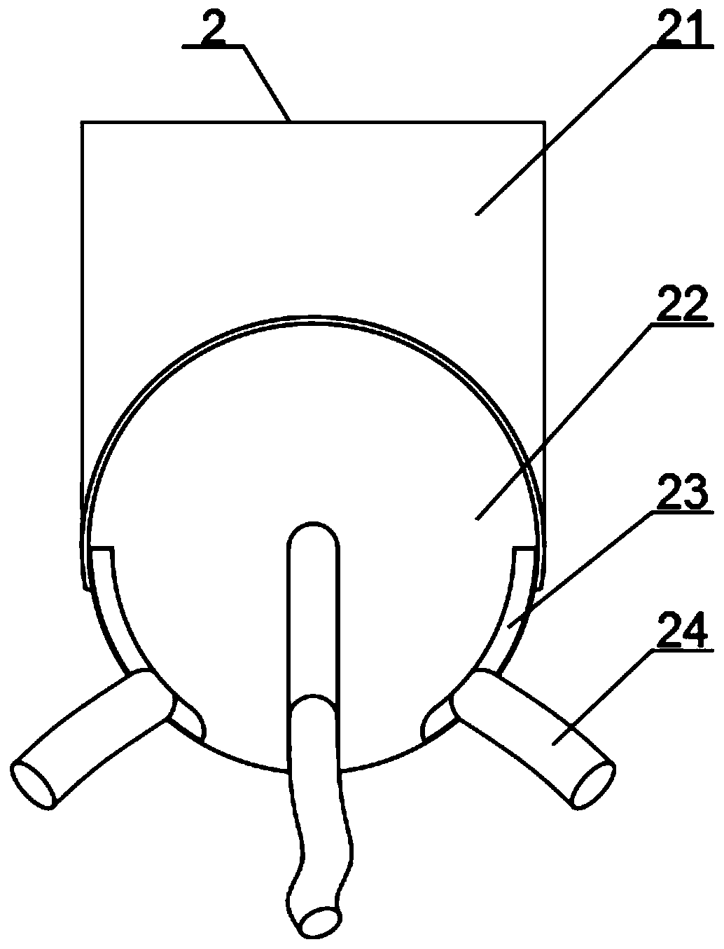 Board material hoisting device used for house building construction