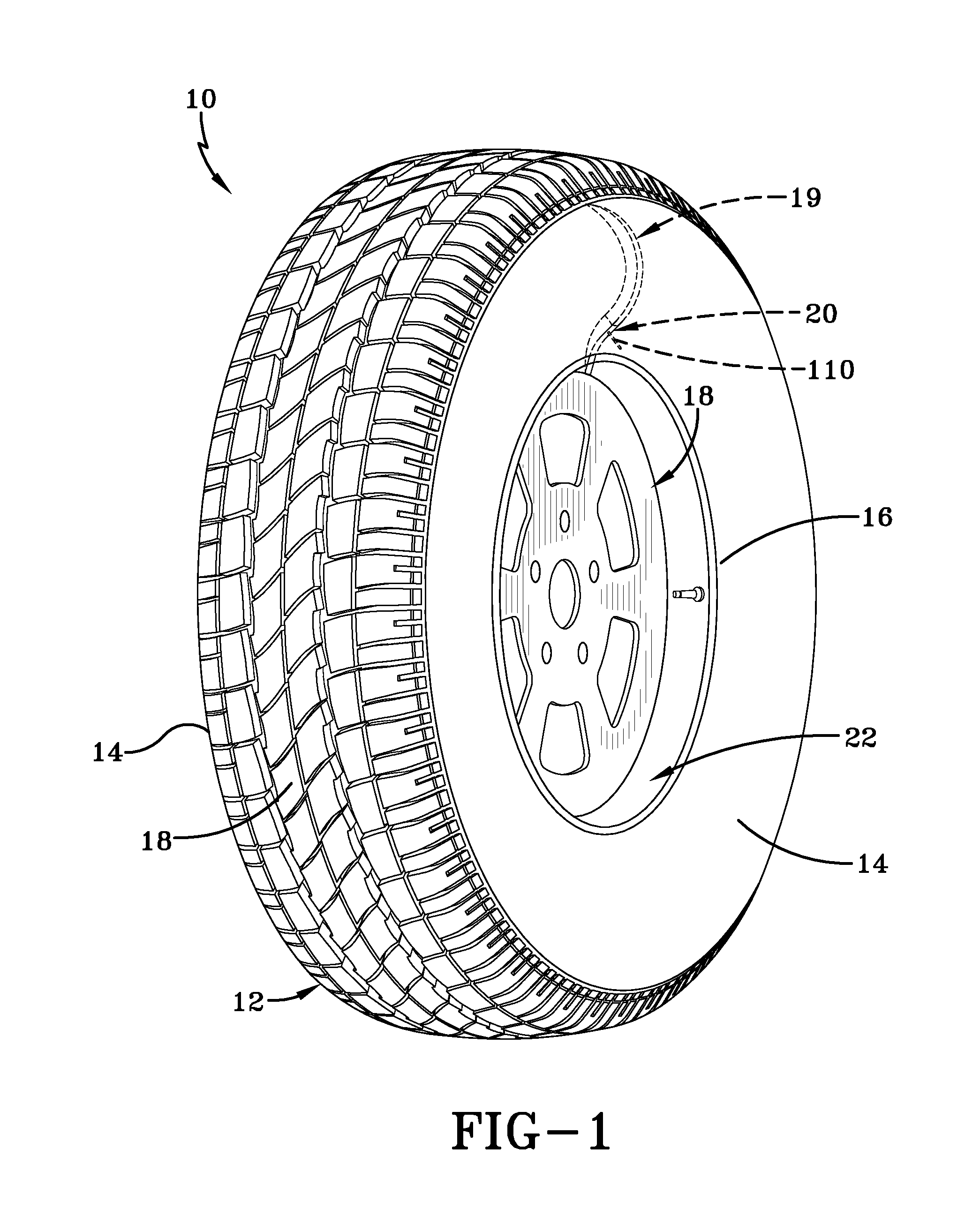 Pump and actuator assembly for a self-inflating tire