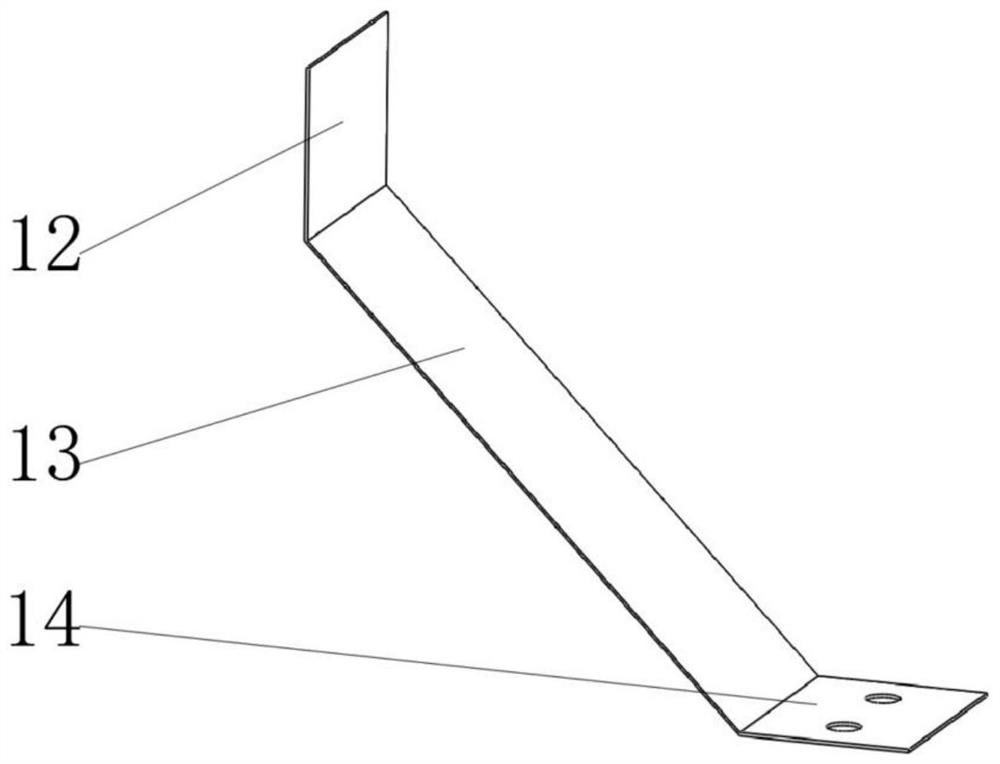 Oblique diagonal beam type three-way broadband piezoelectric vibration energy harvesting device