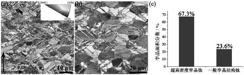 Ultrahigh-density twin titanium and preparation method thereof