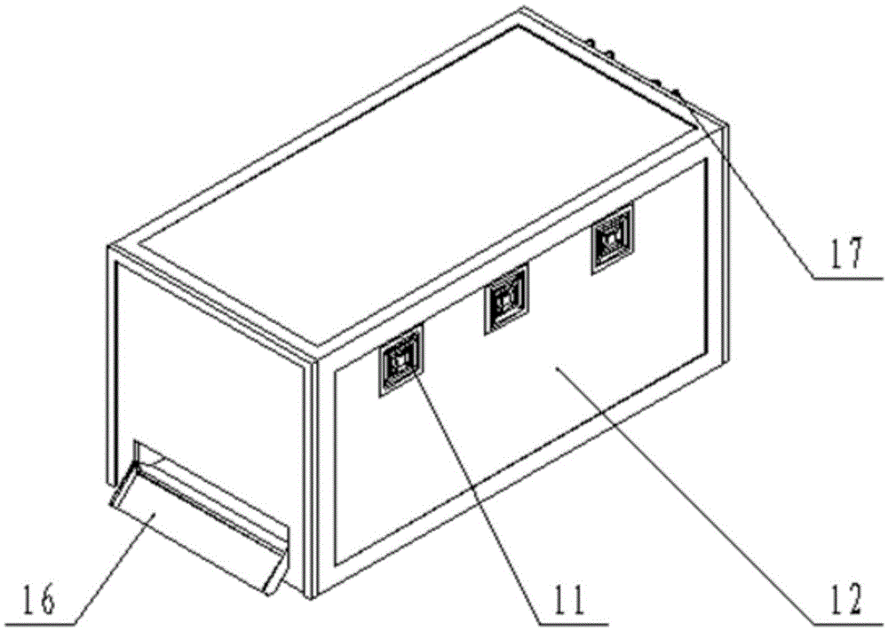 Automatic production device for organic fertilizers