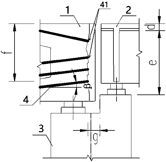 Beam end prestress structure and construction method thereof