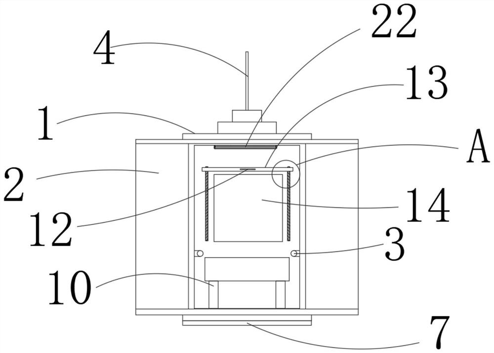 Lifting type elevator with good safety protection performance