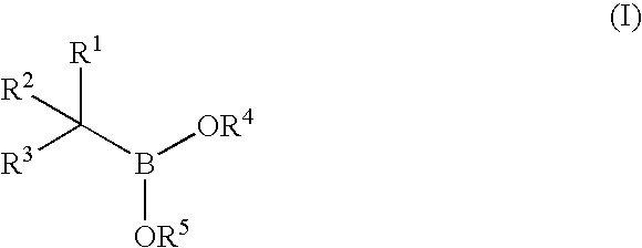 Synthesis of boronic ester and acid compounds