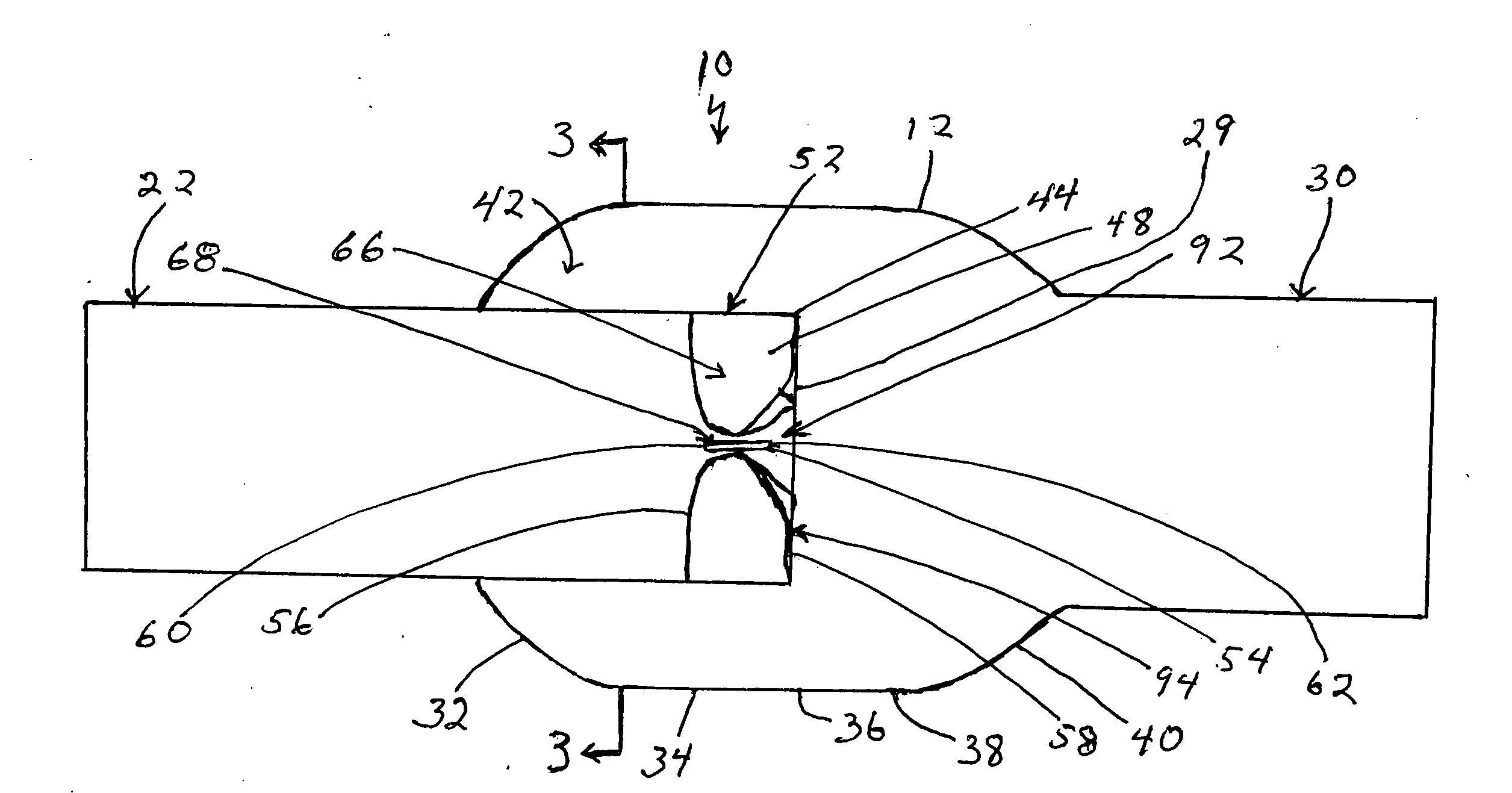 Muffler having fluid swirling vanes