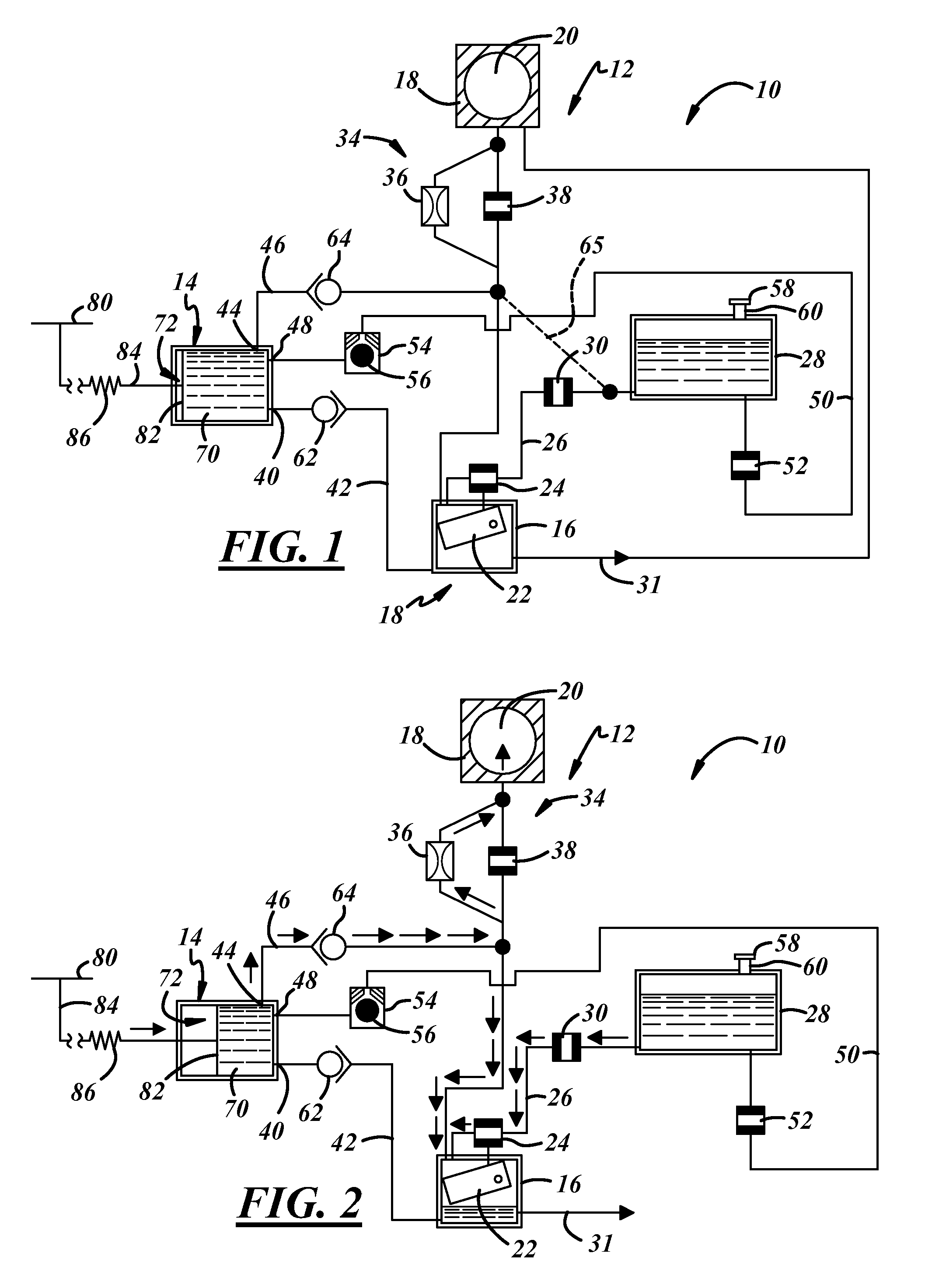 Fuel system with drain unit