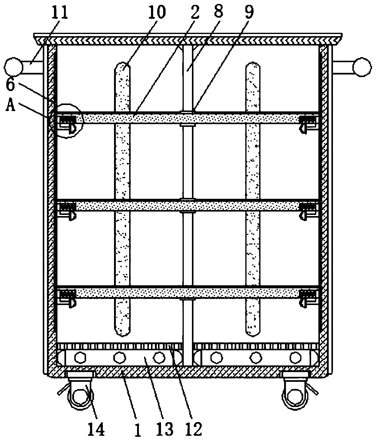 Classification device applicable to operating room nursing equipment