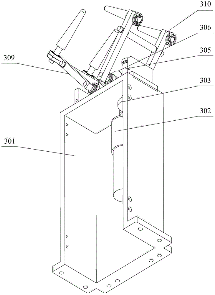 Clamping mechanism and inspection robot walking mechanism