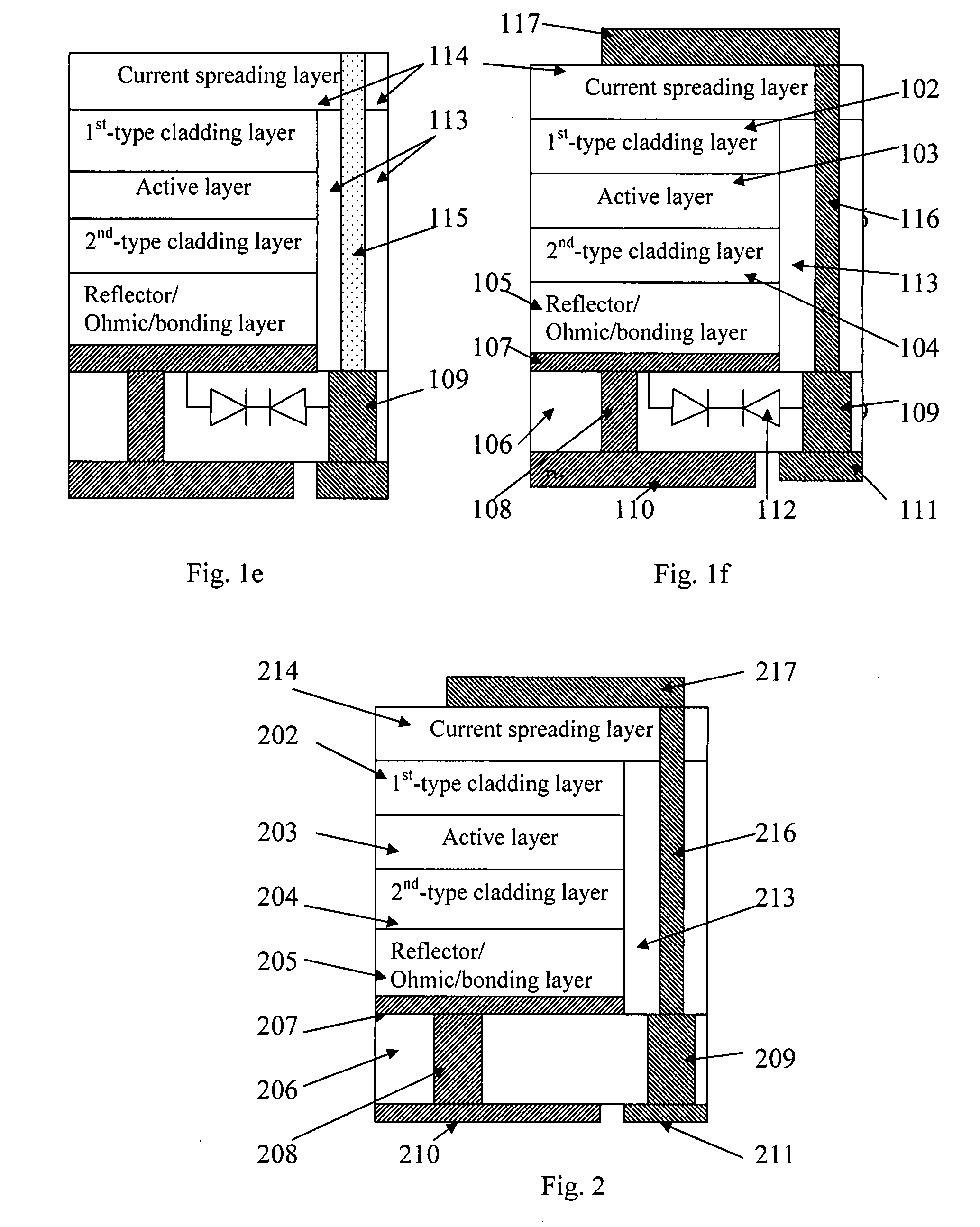 Through-hole vertical semiconductor devices or chips