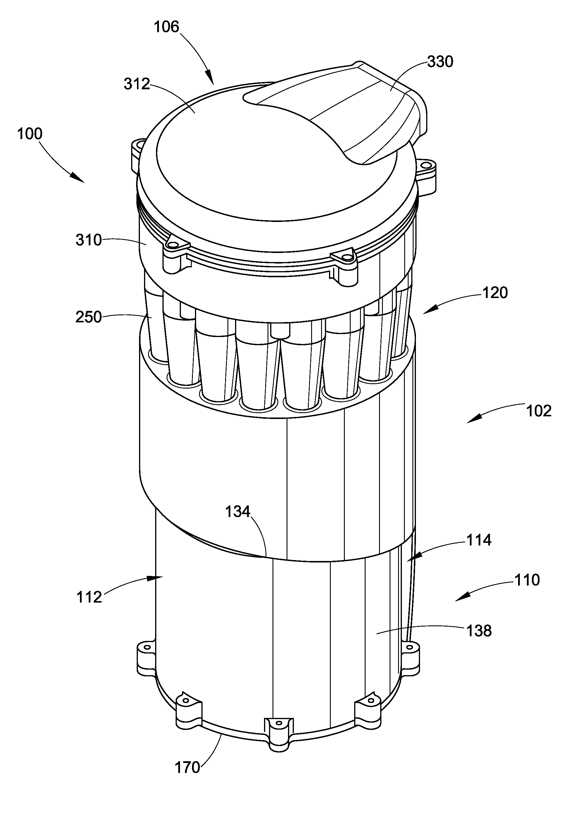 Dual Stage Cyclonic Dust Collector