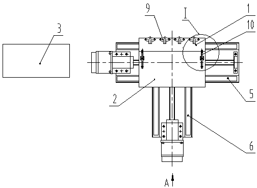 Numerical-control working platform for precision casting sprue grinding