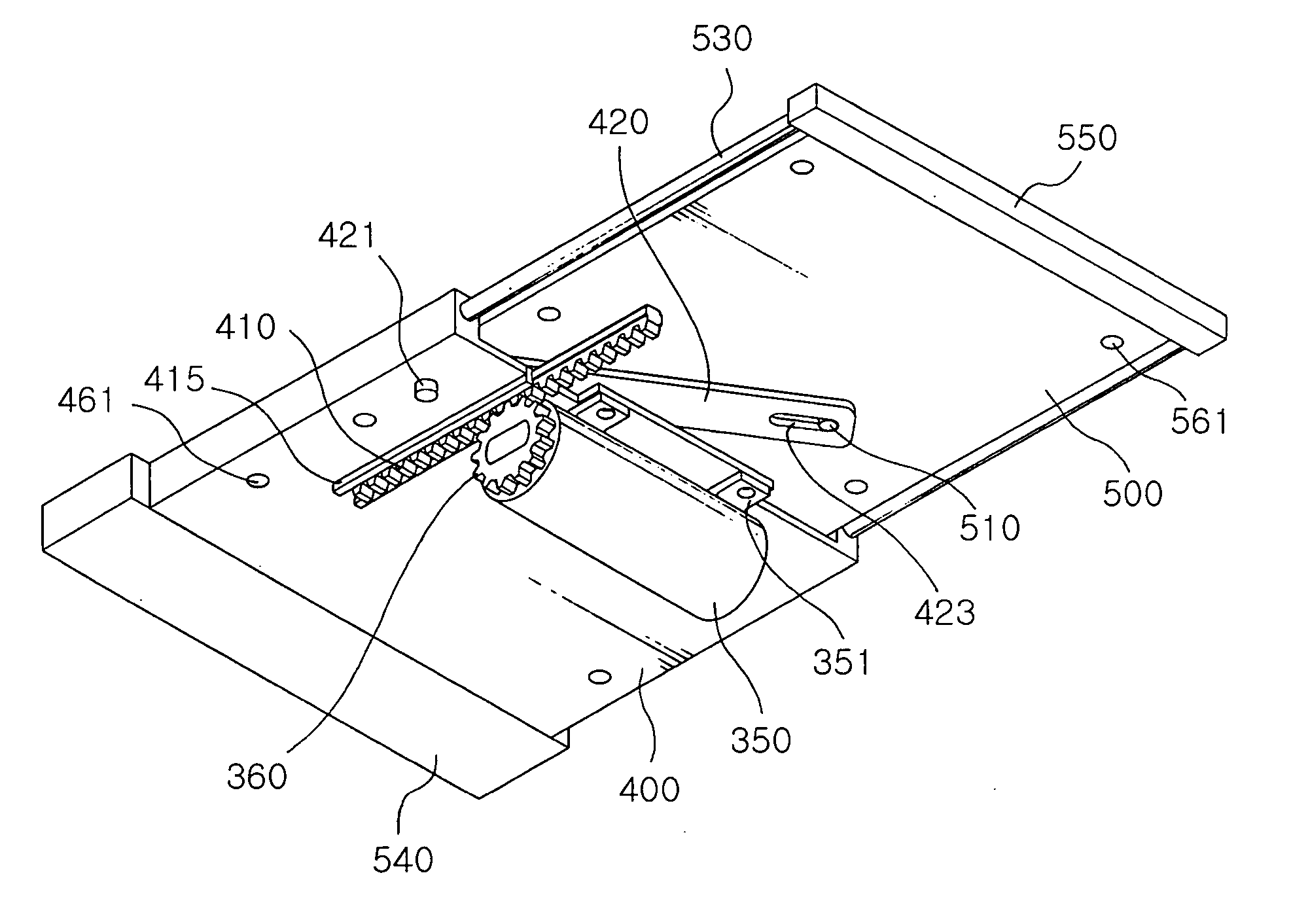 Automatic/manual slide type communication terminal