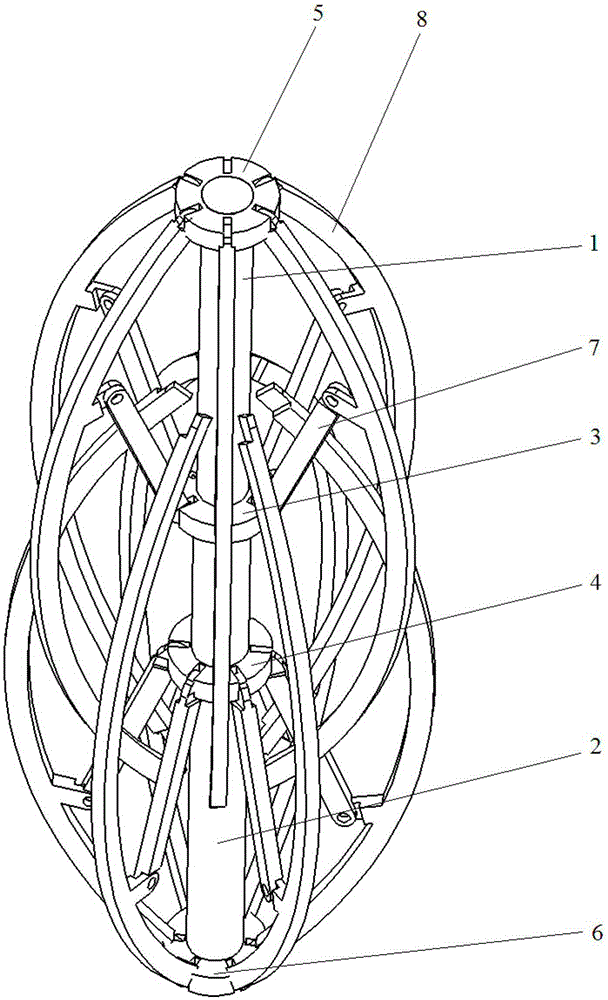 An expandable space station waste storage compartment based on truss unfolded structure