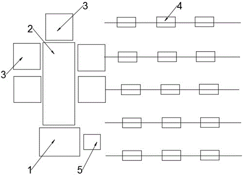 Sorting system combined with self-guide transportation vehicle and working process thereof