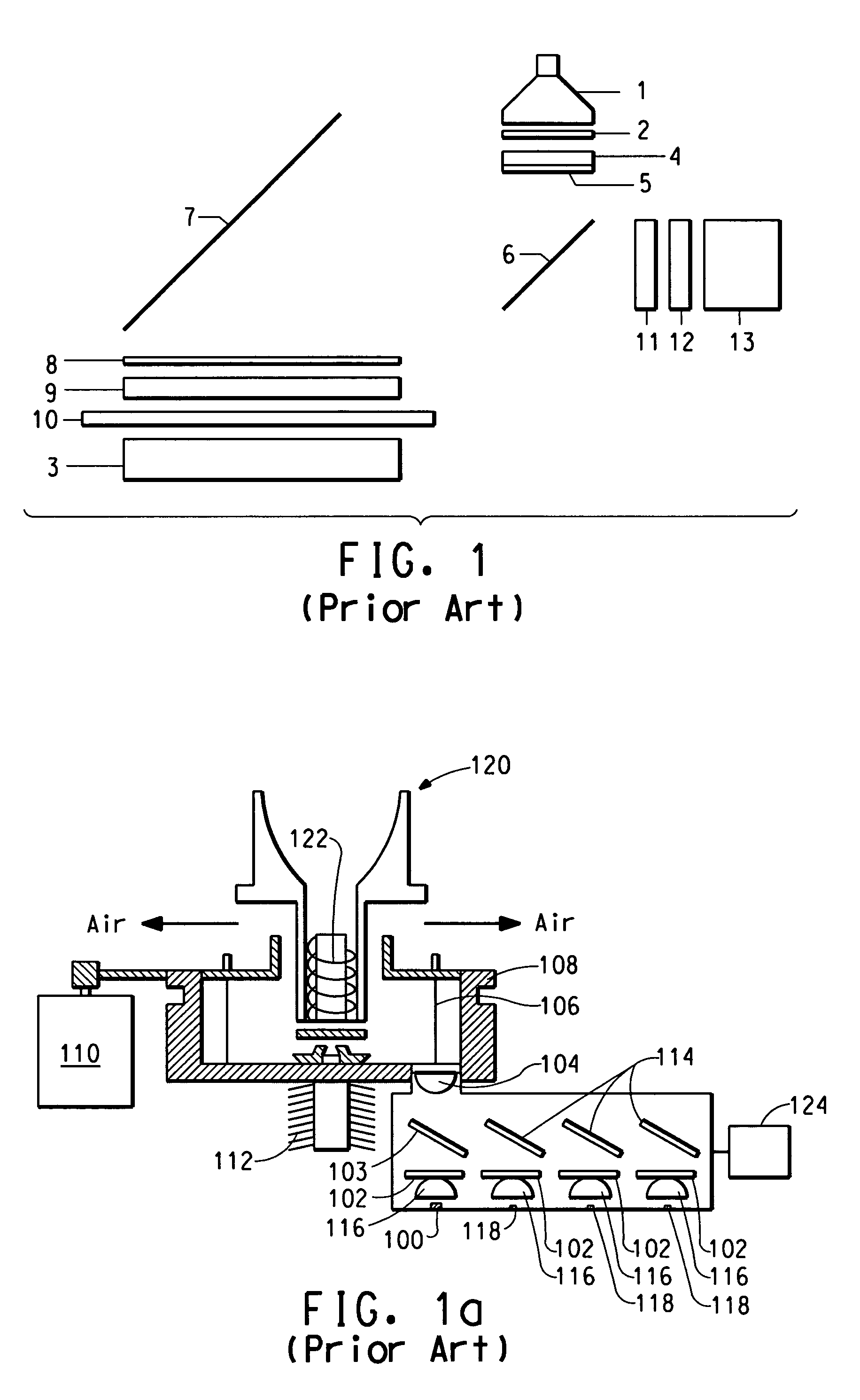 Fluorometer with low heat-generating light source