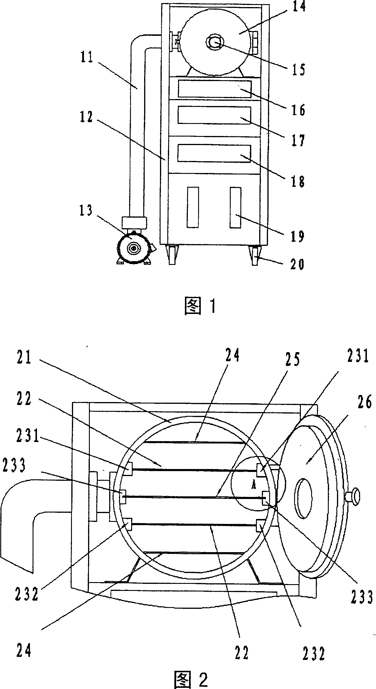 Plasma surface processor of multi-capacity coupled radio-frequency