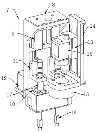 Grab chip structure of a chip burner