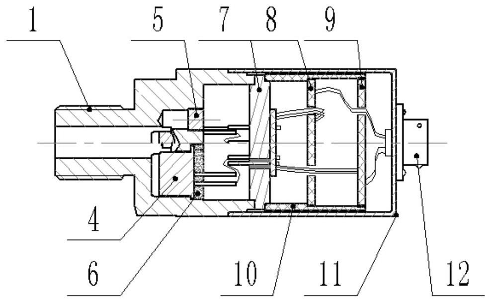 High-voltage-resistant dual-redundancy temperature and humidity sensor