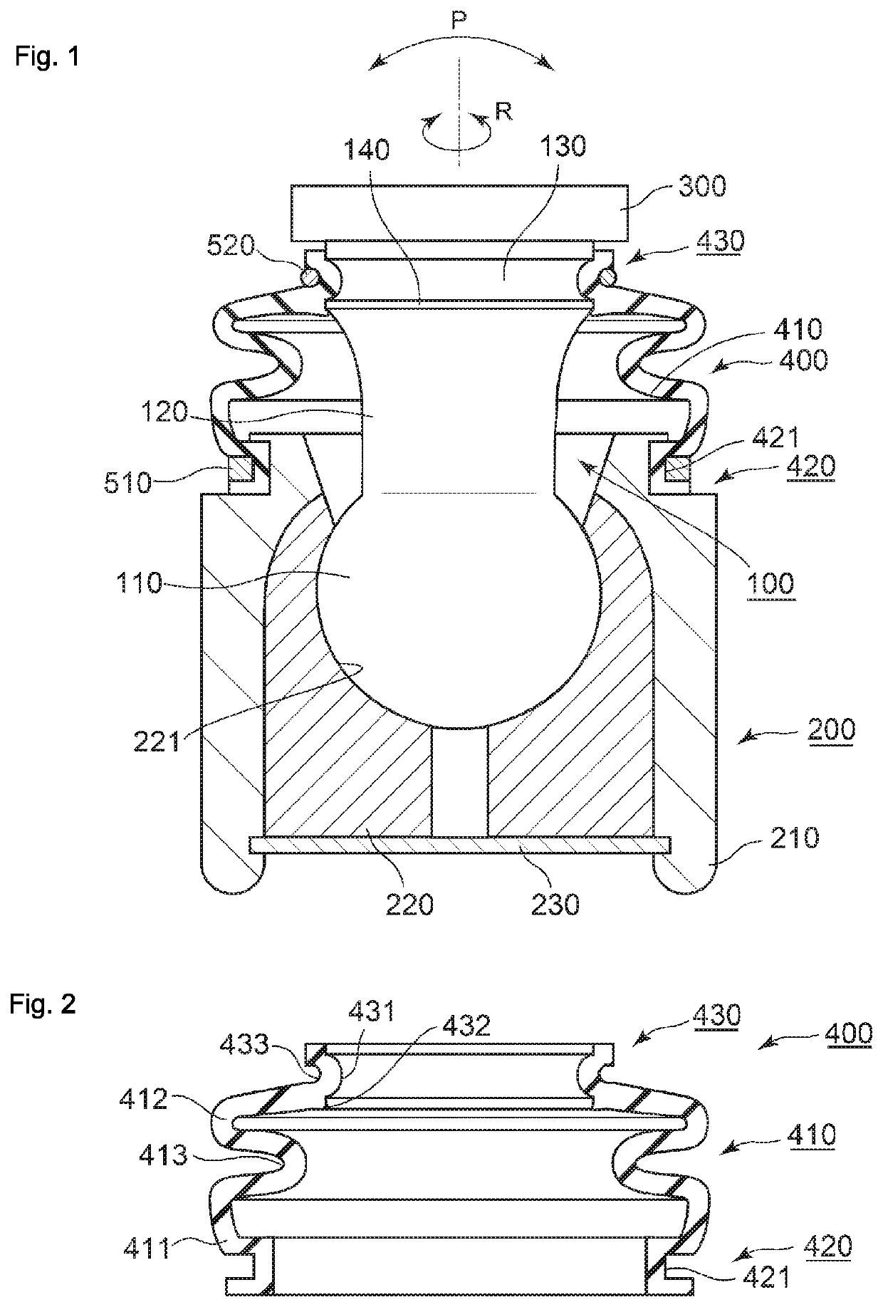 Ball joint and dust cover