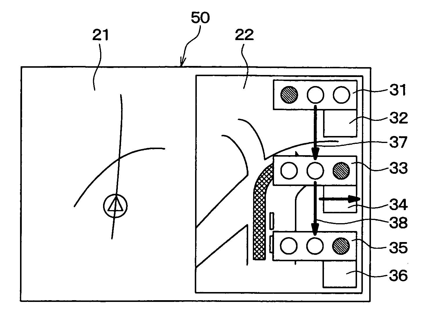 Apparatus, program and storage medium for notifying intersection information