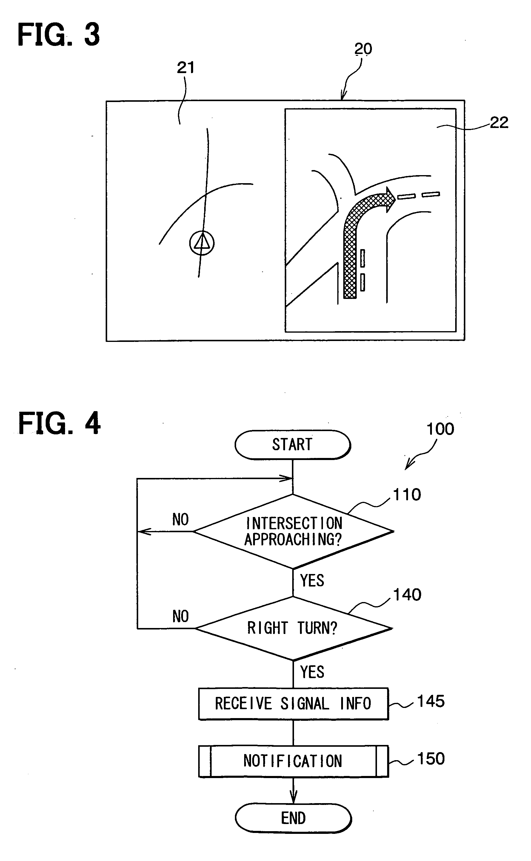 Apparatus, program and storage medium for notifying intersection information