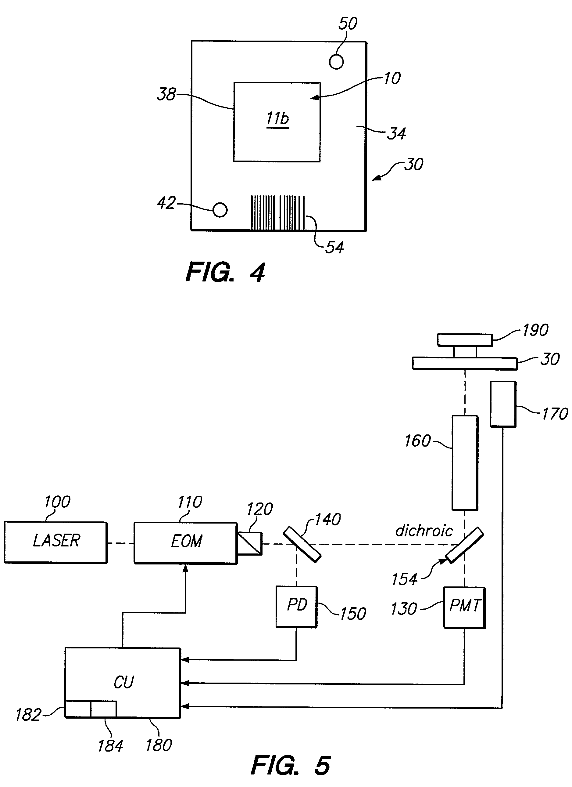 Interrogating multi-featured arrays