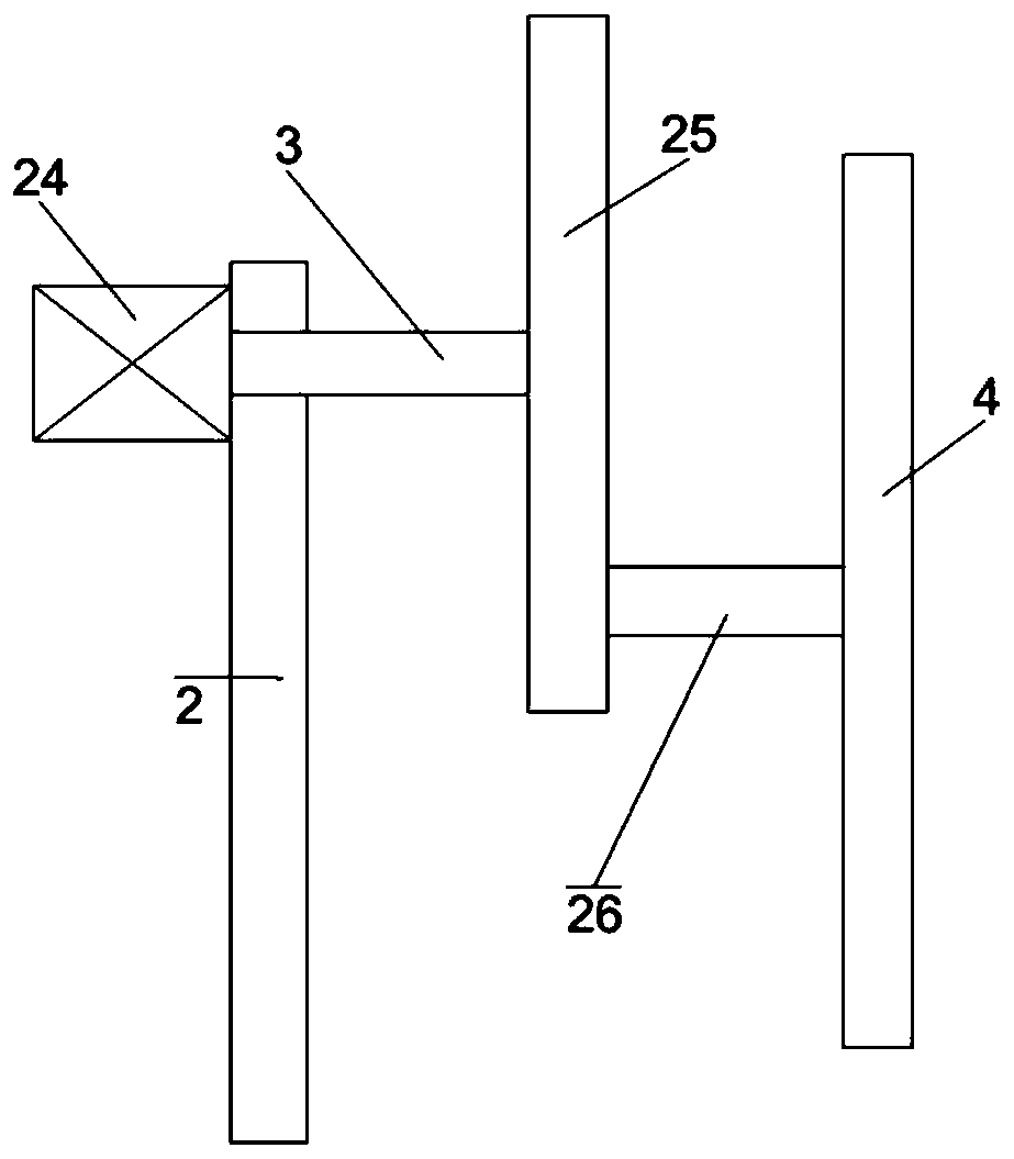 An eccentric vibrating industrial material handling equipment with linkage disturbance function