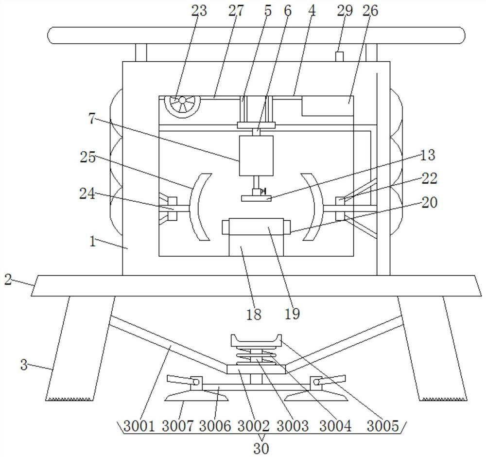 A grinding device with high safety for industrial design