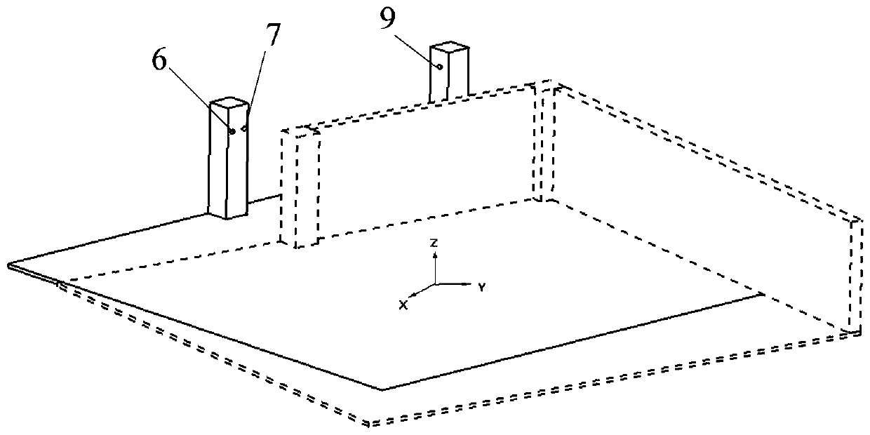 Positioning system of automatic masonry device and automatic masonry device