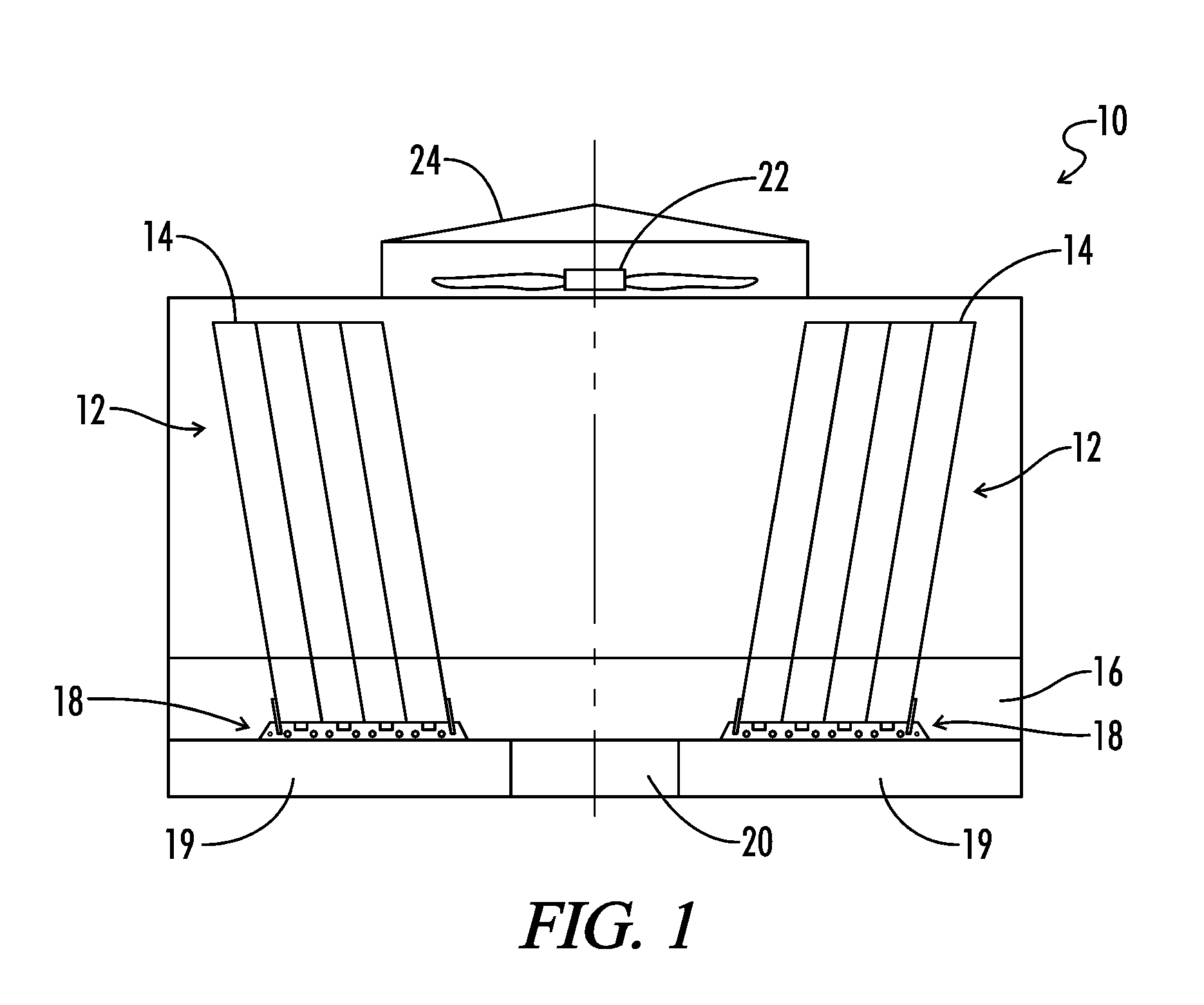 Composite support system for a fill media cooling tower