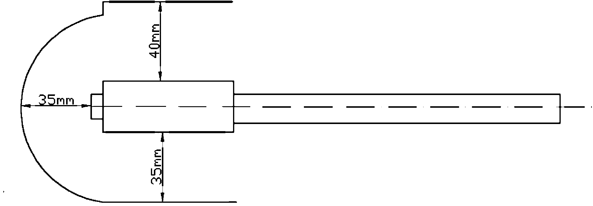 Method for determining operation space of hand brake and system thereof