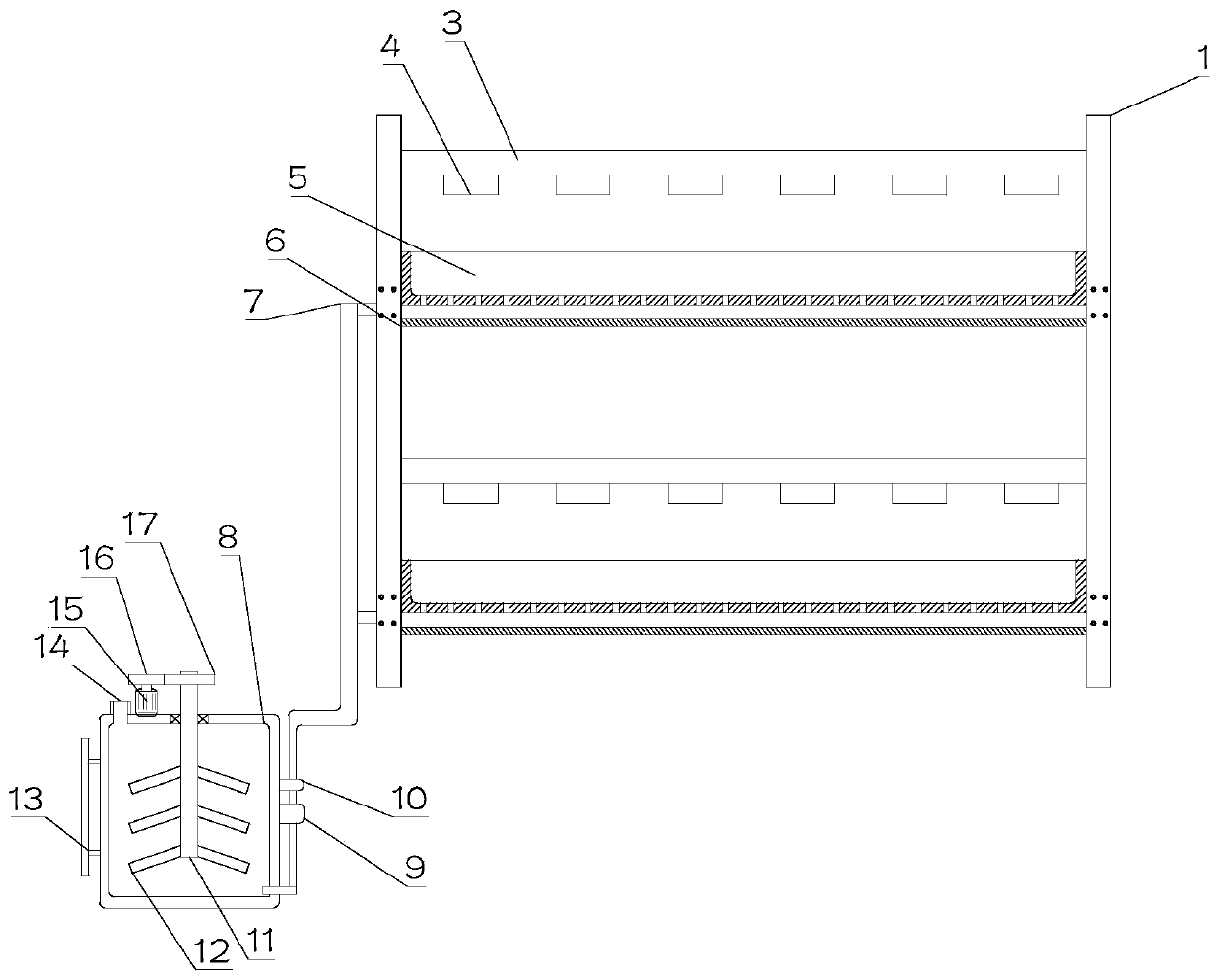 Water storage type wall-mounted plant wall cultivation grid capable of being spliced