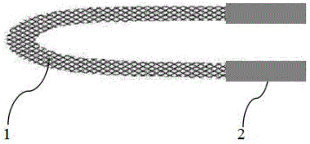 Noctilucent coated rope end and production method thereof